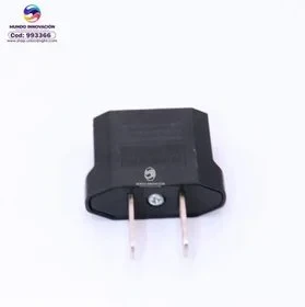 Adaptador de Enchufe Negro
