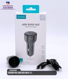 Cargador para Carro DADU 60W DC-151