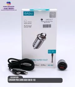 Cargador para carro DADU 55W DC-183