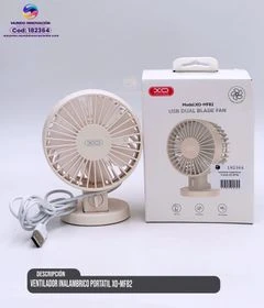 Ventilador Inalámbrico Portátil XO-MF82