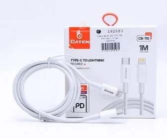 Cable Baten 1M 27W CB-110 Tipo C a Tipo Lightning