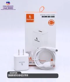 Cargador Baten 3A A04-QC3.0 Tipo V8