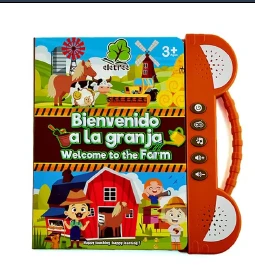LIBRO DE CUENTOS DE VIAJE EDUCATIVO DE GRANJA