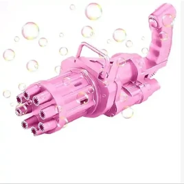 JUGUETE PISTOLA DE BURBUJAS DE PLASTICO
