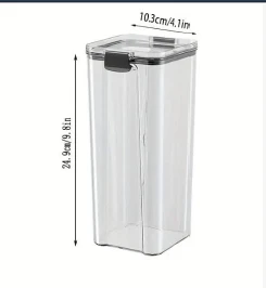 CONTENEDOR DE GRANOS 24CM 1800ML