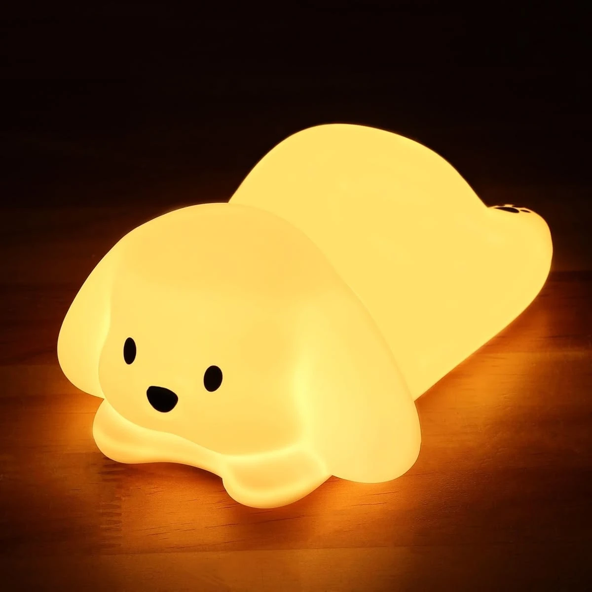 LAMPARA LED FIGURA DE PERRITO DE PLASTICO