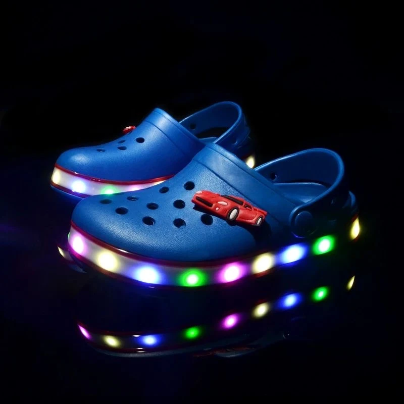 CHACLETAS PARA NIÑOS CON LUCES LED COLORES VARIADOS