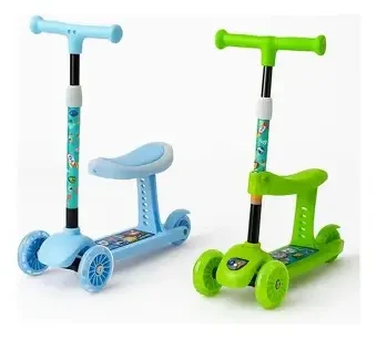 JUGUETE MONOPATIN CON ASIENTO PARA NIÑOS DE 3 RUEDAS